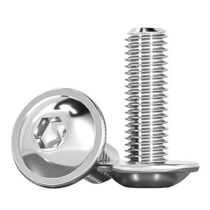 304 Stainless Steel Round Head <b>Socket</b> Cap <b>Screws</b> With Washers M3 M4 M10mm Grade 10.9 12.9 Fastener Connection - Product Image 1
