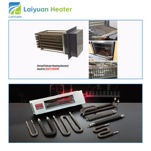 Laiyuan مخصصة U/W/مستقيم/مستدير الشكل عنصر تسخين أنبوب الهواء الزعانف سخانات أنبوبية الزعانف - Product Image 4