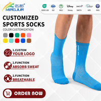 Chaussettes décontractées et de sport tricotées mi-mollet de haute qualité pour les jeunes pour la saison d'automne