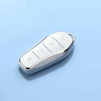 Étui de clé de voiture en TPU personnalisable de luxe, accessoires BYD, E2/E3/Song PRO/Yuan Plus/Dolphin, housse de télécommande, FOB