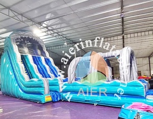 Toboganes <span class=keywords><strong>de</strong></span> Agua Inflables <span class=keywords><strong>de</strong></span> Grado Comercial <span class=keywords><strong>de</strong></span> 49 pies, Modelo Summer Splash, con Piscina Slide N Slip, Ideales para <span class=keywords><strong>Alquiler</strong></span> en Fiestas en la <span class=keywords><strong>Playa</strong></span> - Product Image 3