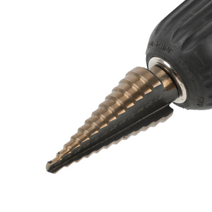 ชุดดอกสว่านเจาะรูแบบหลายขนาด 5 ชิ้น มาตรฐานอังกฤษ วัสดุอะลูมิเนียม รูปทรงเจดีย์ สีดำและเหลือง สำหรับงานข้ามประเทศ - Product Image 5