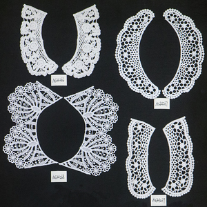 MSBJ0460 Venta caliente señoras accesorio poliéster hueco encaje bordado cuello desmontable - Product Image 4