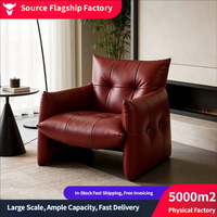 Canapé Bao Yun italien, écologique, minimaliste, moderne, pour salon, chambre, bureau à domicile et hôtel, canapé en cuir PU décontracté, fauteuil