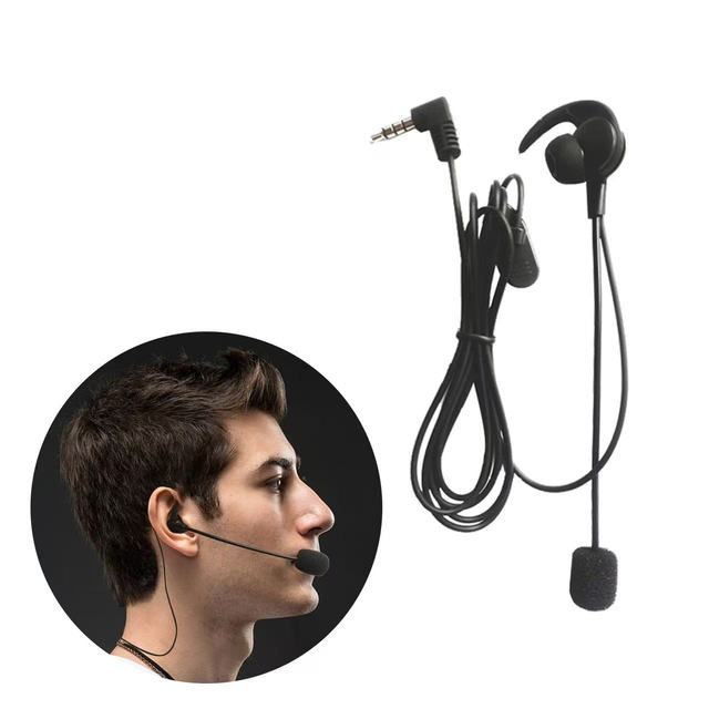 3.5 mm Professional Full Duplex Right Ear Football Referee Headset