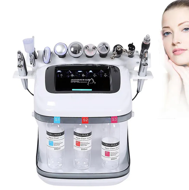 New Product 10 In 1 Hydra Water Dermabrasion Rf Bio Lifting Spa Facial Machine Hydro Aqua Beauty Salon Equipment