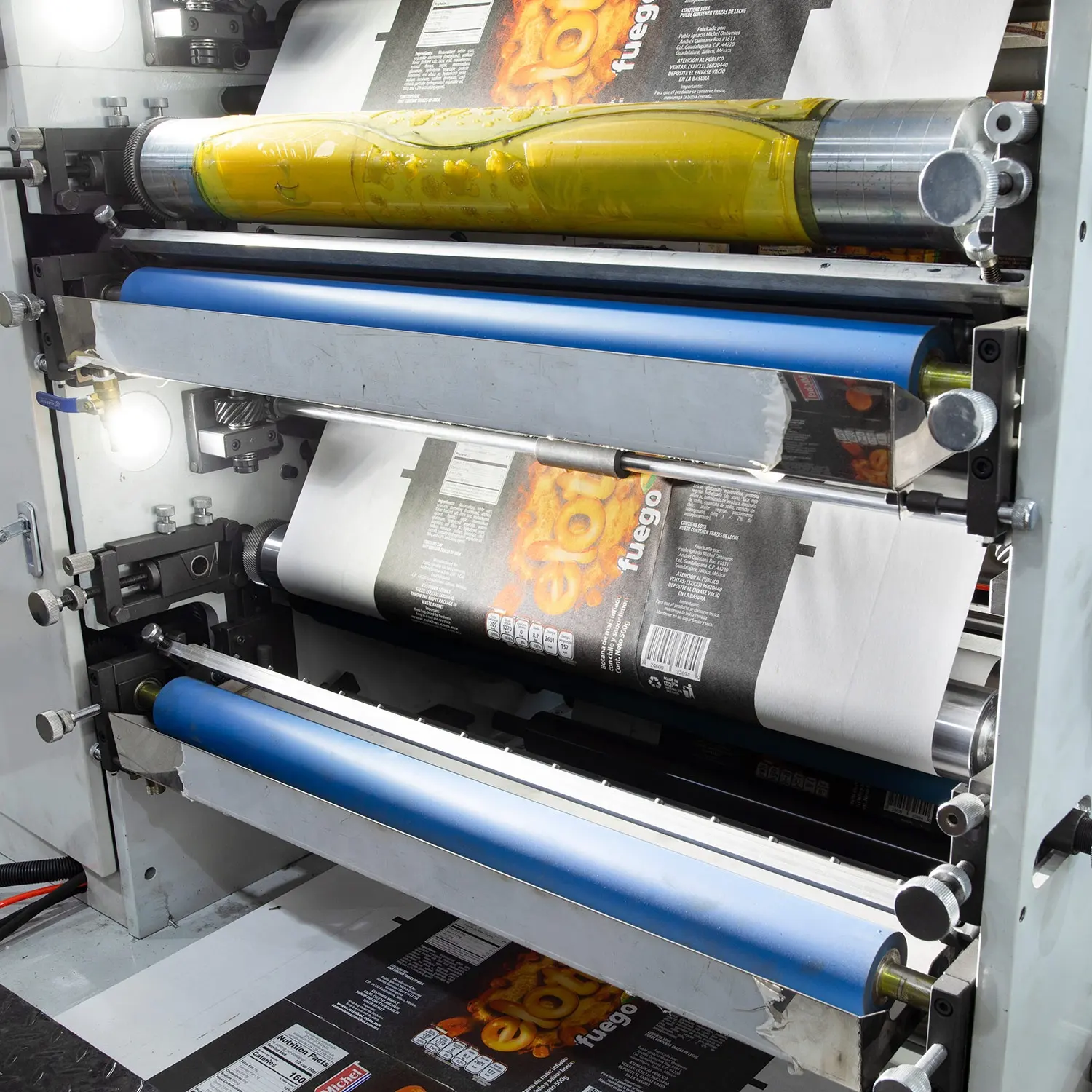 RTRY-320E narrow web etichetta macchina da stampa flexo