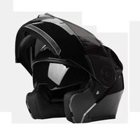Chinois Pas Cher En Gros En Vrac DOT Approuvé Double Visière Motocross Plein Visage Flip up Moto Moto Casque