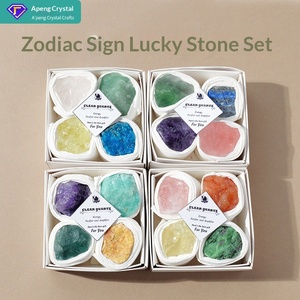 Juego <span class=keywords><strong>de</strong></span> <span class=keywords><strong>Piedras</strong></span> Naturales <span class=keywords><strong>de</strong></span> Cristal en Bruto <span class=keywords><strong>de</strong></span> los 12 Signos del Zodíaco, en Caja <span class=keywords><strong>de</strong></span> Papel, para Difusor <span class=keywords><strong>de</strong></span> Cristal, Venta al por Mayor - Product Image 2