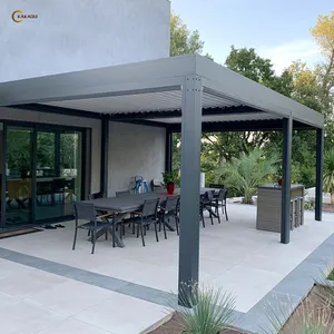 KAKADU 3x3m Pergola kolam renang luar ruangan sempurna paduan tahan air Pergola dan Gazebos