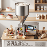 Machine à glaçage semi-automatique à écran tactile pour le remplissage quantitatif de crème, chocolat et confiture pour la pâtisserie
