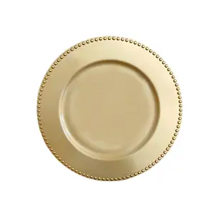 Chargers for dinner plates Wedding decoration dinner plates restaurant dishes dinnerware clear charger plates