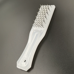 Brosse à écailles de <span class=keywords><strong>poisson</strong></span> professionnelle en gros avec manche en plastique, broches en acier nickelé antirouille, outils de détartrage et d'élimination des écailles de <span class=keywords><strong>poisson</strong></span>, OEM - Product Image 5