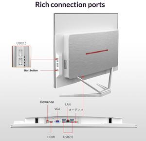 Wey เดสก์ท็อป All-in-One PC I7 24 "16GB/512GB SSD Full HD Windows 11 PRO <span class=keywords><strong>MS</strong></span> <span class=keywords><strong>Office</strong></span> <span class=keywords><strong>2019</strong></span> USB 3.0มีคีย์บอร์ด/เมาส์ - Product Image 6
