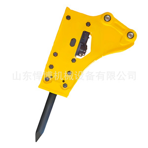 Brise-roche hydraulique de 145 mm de diamètre, construction en acier, accessoire pour excavatrice, pour le brisage de routes, d'exploitations minières et de ciment - Product Image 2