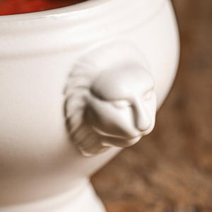 Tazón de sopa de cabeza de león de cerámica china clásica, horno de <span class=keywords><strong>microondas</strong></span>, <span class=keywords><strong>vajilla</strong></span> de restaurante personalizada segura, taza de estofado de Nido de Pájaro <span class=keywords><strong>para</strong></span> acampar - Product Image 3