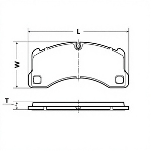 Plaquettes de frein semi-métalliques en <span class=keywords><strong>c</strong></span>éramique ANTECH D1349-8459 pour Cayenne Avant & Arrière Neuves Fabriquées en Chine pour Audi <span class=keywords><strong>MG</strong></span> VW (92A) - Product Image 6