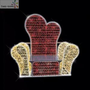 Personalizable al aire libre de Navidad LED silla motivo luces-festivales centro comercial patio boda evento Decoración - Product Image 5