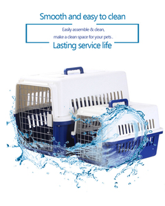Zunhua Meihua havayolu onaylı çevre dostu mavi plastik köpek hava sandık <span class=keywords><strong>pet</strong></span> taşıyıcılar <span class=keywords><strong>pet</strong></span> malzemeleri - Product Image 6