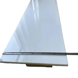 Beyaz nano cam vanity ve banyo duvar doğal quarsit panelleri 3D baskılı cam levhalar kitap maç taş