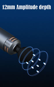 Nuova Pistola Massaggiante Portatile Professionale per Tessuti Profondi, Motore Brushless, 4 Testine, Ampiezza 12mm, Grado Alimentare, 2200mA - Product Image 4