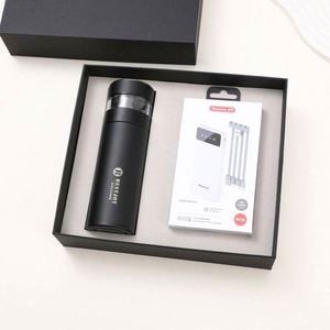 Modern Art Stainless Steel Silk Screen Printed <b>Tea</b>-Water Separation <b>Thermos</b> Cup Notebook Business Set Custom Logo Gift Box - Product Image 6