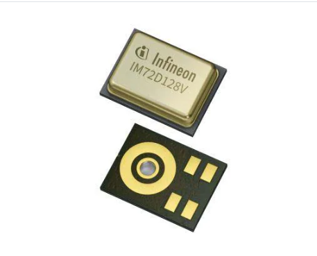 Infi Neon IM69D127V11XTMA1 MEMS Digital Microphones 4x3x1.2mm 1.8V Standard Operating Temperature Range 85C to -40C