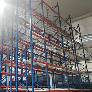 نظام مكوك مكوك عالي الكثافة أرفف تخزين متنقلة رف تخزين للخدمة الشاقة نظام أرفف مكوك البليت الانتقائي - Product Image 2