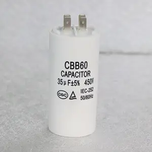 CBB60 Air Compressor Start Capacitor 35UF 450V Custom Compressor Capacitor