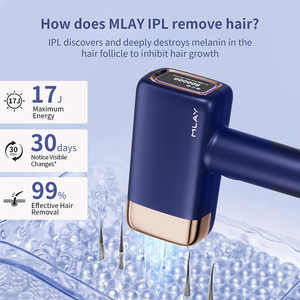 Dispositivo IPL Portatile MLAY per Rimozione <span class=keywords><strong>Peli</strong></span> con Raffreddamento a Ghiaccio, Epilatore Indolore Permanente per Donne, Braccia, Ascelle, Viso, <span class=keywords><strong>Gambe</strong></span> - Product Image 3