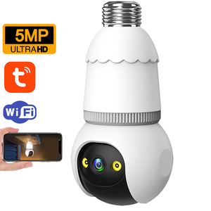 กล้องวงจรปิด Tuya ซูม 4 เท่า ความละเอียด 5MP Ultra HD เซ็นเซอร์ CMOS พร้อมระบบเสียงสองทาง ตรวจจับความเคลื่อนไหว กันน้ำระดับ IP55 รองรับการบีบอัดวิดีโอแบบ H.264 - Product Image 1