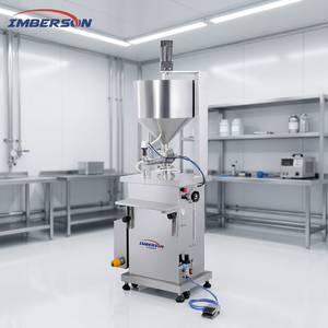 <span class=keywords><strong>Machine</strong></span> verticale multifonctionnelle pneumatique semi-automatique haute précision haute productivité pour cosmétiques, aliments, boissons, verre et poudres - Product Image 2