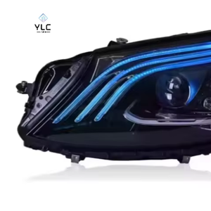 Accessori Auto YLC, Fari LED per <span class=keywords><strong>Mercedes</strong></span>-Benz Classe S W222 (2014-2018), Lenti LED, Nuovo Stile Luci Anteriori - Product Image 1