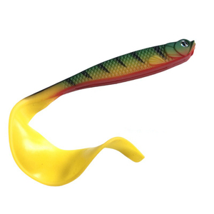 3 Pcs/Bag 6.1g Appât souple artificiel en PVC à longue queue Leurre de pêche souple 9 couleurs Long Wavy 11.5cm Soft Curl Tail Lure pour la carpe - Product Image 1