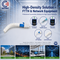Connecteur Fibre Optique Kexint Haute Performance SC LC FC ST SM MM avec Angle de Pliage Réglable et Cache de Protection pour Équipement Réseau