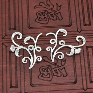 Horquilla de cobre puro chapada en oro con diseño floral, accesorio para el cabello de novia Hanfu, material de origen Jinhua, otoño 2023 - Product Image 2