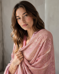 Stylish Embroidered Digital Print Viscose Shawl Long Fringe Winter Scarf Soft Warm Breathable Durable Elegant Fashion <b>Wrap</b> - Product Image 6