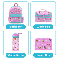 Logo personnalisé Cartoon enfants sacs d'école et sac de boîte à lunch