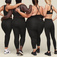 Ensemble de yoga respirant de haute qualité 2024, nouvelle collection, tailles XL-6XL, extensible dans les 4 sens, avec poche, vêtements de sport pour femmes
