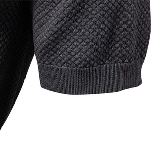 <span class=keywords><strong>Polo</strong></span> in Maglia da Uomo Fitspi, Maglione a Maniche Corte con Texture Ananas Premium, T-Shirt Casual Business Estiva, Vestibilità Ampia, Collo Aperto - Product Image 4