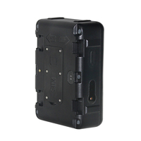 Traceur GPS avec batterie, localisateur d'actifs pour flotte avec batterie rechargeable de 9000 mAh, plateforme Web gratuite à vie, surveillance par application mobile