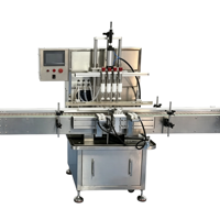 Machine de remplissage de parfum sous vide automatique à 4 têtes, prix usine, pour l'embouteillage de liquides sous pression négative, usine de fabrication de parfums et cosmétiques
