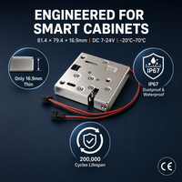 Verrouillage électrique à mortaise, serrure intelligente, serrure d'armoire à boulons électroniques avec retour de Signal, serrures électromécaniques