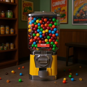 Vevor 17 Inch Yellow Pc Candy Dispenser Manual Retail Compact <b>Snack</b> <b>Machine</b> - Product Image 2