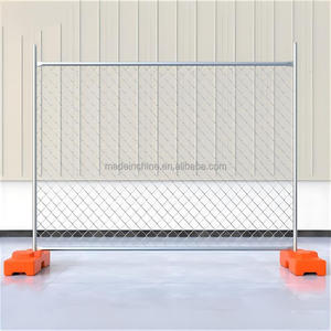 Chất lượng tốt nhất chống leo lên Chuỗi liên kết hàng rào tạm thời với bài, đầu Coupler, móc thép - Product Image 1