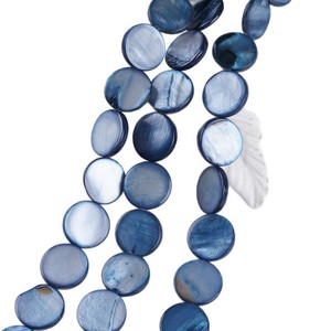 Cuentas de Concha Natural de 15 mm, Conchas Dispersas Semiterminadas, Surtido de Materiales para Pulseras, Collares, Pendientes y Colgantes - Product Image 5