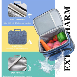 Bolsa Térmica Premium <span class=keywords><strong>de</strong></span> Gran Capacidad con Cierre SBS y Organizador, Regalo Personalizable para Oficina y Actividades al Aire Libre - Product Image 6