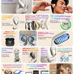 Audífonos Inalámbricos Blackview Airbuds 200, Blackview 500MAH BT5.4, Diseño Magnético, IP68 Resistentes al Agua, Audífonos ENC - Product Image 6