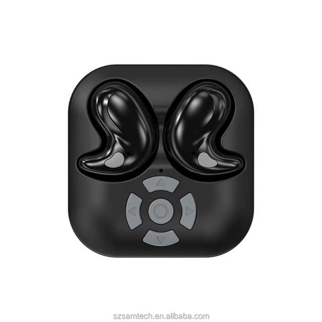 OEM ODM Logo Sleep Earphones with Remote Control & Wrist Strap 2in1 Clip on Wireless Headphones