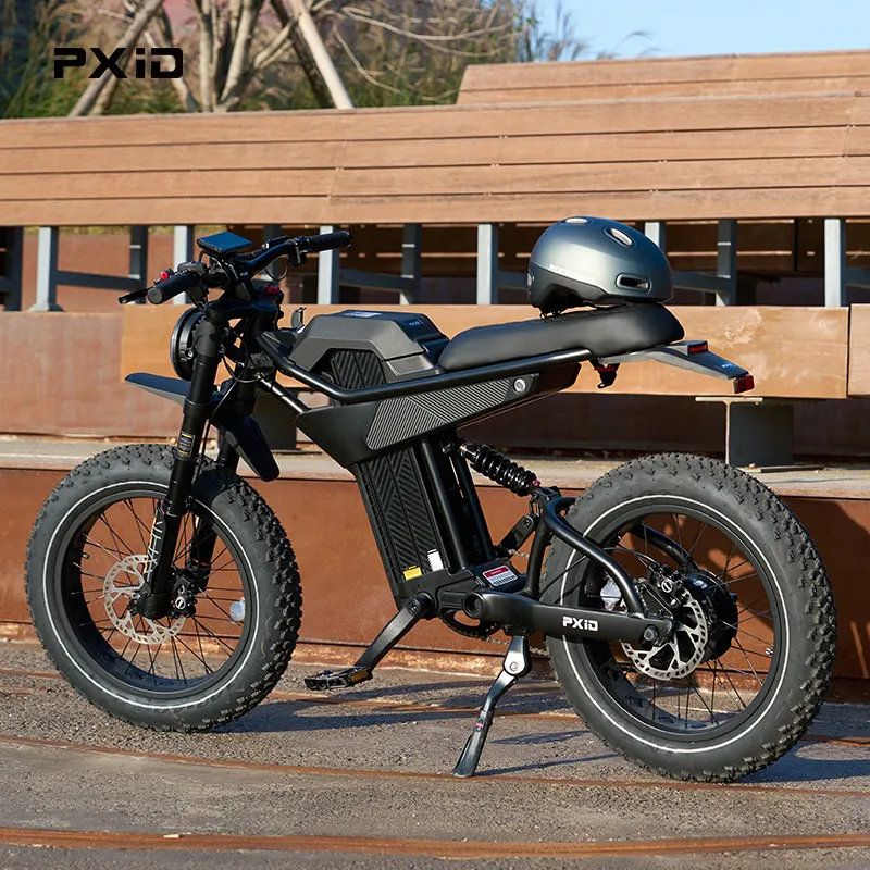 دراجة كهربائية PXID MANTIS P6 مقاس 20 بوصة × 4.0 بوصة ذات إطارات سميكة دراجة كهربائية مناسبة لجميع التضاريس